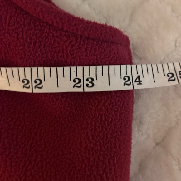 Duluth Trading Co Men’s Red Fleece Vest Size Large - Picture 5 of 6